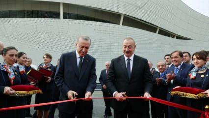 Cumhurbaşkanı Erdoğan ile İlham Aliyev arasında güldüren 'makas' diyaloğu