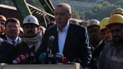 Erdoğan talimat verdi: Madencilere destek torba teklife eklenecek