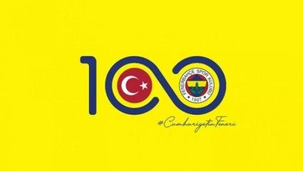 Fenerbahçe'den Cumhuriyet'in 100. yılına özel logo!