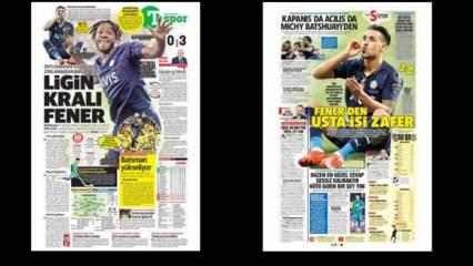 Fenerbahçe'nin Ankaragücü zaferi manşetleri süsledi!