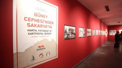 Güney Cephesi'nden Sakarya'ya harita, fotoğraf ve kartpostal sergisi açıldı