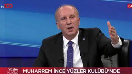 Muharrem İnce esti gürledi! Başkan Erdoğan'ı övdü! Kılıçdaroğlu'nu yerden yere vurdu