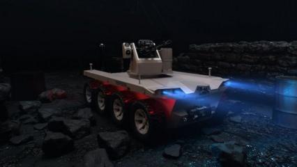 Zırh delici ağır sınıf insansız kara aracı 'Kapgan' ilk kez görücüye çıkıyor