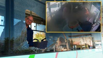 Manisa'da halk otobüsüne saldırı: Çapayla camları patlatıp yolcuları yaraladı