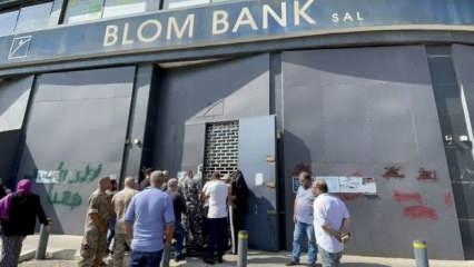 Parasını çekemeyen vatandaş banka çalışanlarını rehin aldı: Lübnan karıştı