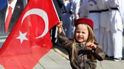 Türkiye'nin dört bir yanında Cumhuriyetin 99.yılına coşkulu kutlama!