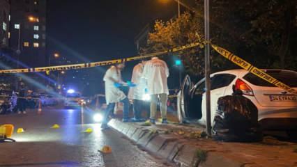 İstanbul'da korkunç olay! Otomobildeki kadını zorla kaçırıp, otomobili taradılar: 1 ölü