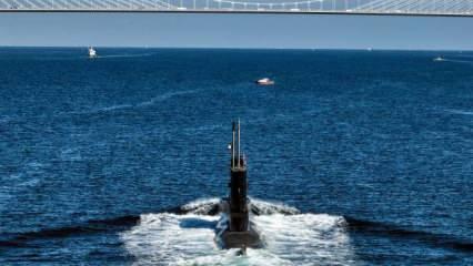 Mavi vatanın sessiz muhafızı! Türk denizaltısı İstanbul Boğazı’ndan böyle geçti