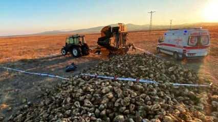 Aksaray’da pancar toplama makinesine düşen genç çiftçinin acı ölümü