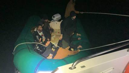 Ayvacık açıklarında 42 göçmen kurtarıldı