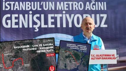 İBB yatıyor Bakanlık çalışıyor... İstanbul'a 2022 bitmeden 2 metro daha geliyor