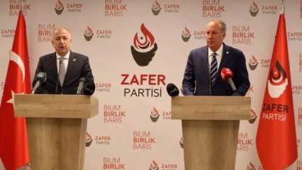 Muharrem İnce ve Ümit Özdağ'dan ittifak görüşmesi