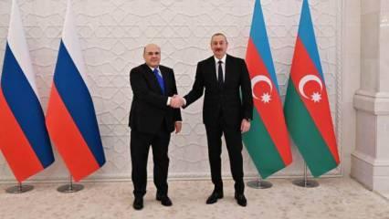 Aliyev, Rusya Başbakanı Mişustin’i kabul etti