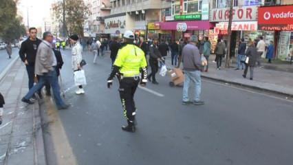 Ankara'da şüpheli çanta paniği! Bomba imha uzmanları geldi