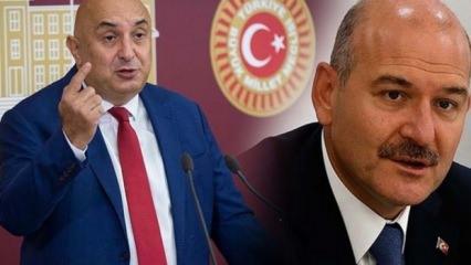 CHP Grup Başkanvekili terör örgütü yerine Süleyman Soylu'ya nefret kustu!