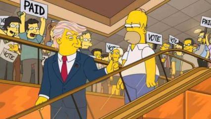 Simpsonlar yine bildi! Trump detayı