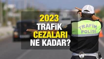Trafik cezaları ne kadar oldu? 2023 trafik cezası ve ceza maddeleri açıklandı! 