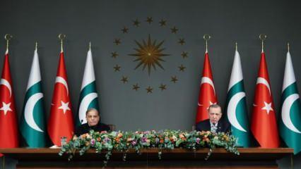 Başkan Erdoğan'dan, Pakistan Başbakanı ile ortak basın toplantısında çok çarpıcı sözler