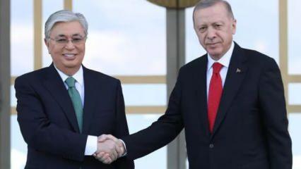 Başkan Erdoğan'dan Tokayev'e tebrik!