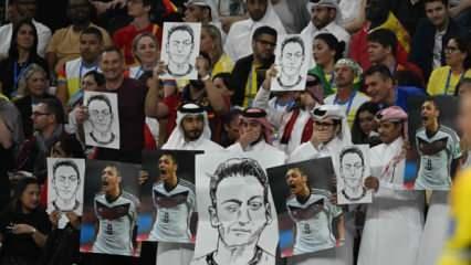 Böyle protesto görülmedi! Almanlara Mesut Özil şoku