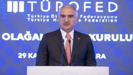 Bakan Ersoy: Turizme 110 milyon lira daha yatırım yapıyoruz