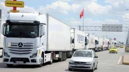 Türkiye'den giden 800 TIR, Bulgaristan'da kaldı