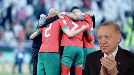 Başkan Erdoğan, 2022 FIFA Dünya Kupası'nda yarı finale çıkan Fas'ı tebrik etti