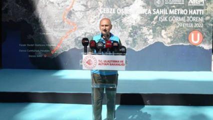Gebze OSB-Darıca Sahil Metro Hattı tamamlandı