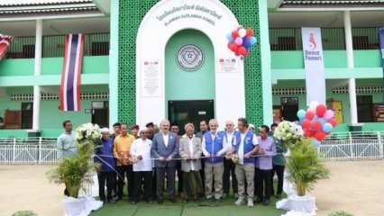 Taylan'da Deniz Feneri Derneği tarafından yapılan okulun açılışı gerçekleştirildi