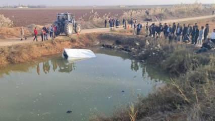 Göçmenleri taşıyan minibüs kanala uçtu: 8 ölü