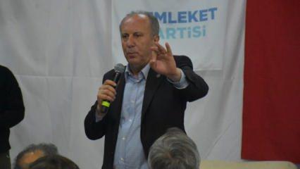 İnce'den altılı masaya gönderme: Sen kısır yap, ben haftaya meyve getireyim...