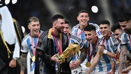 Kupa Messi'nin ellerinde yükseldi! 36 yıllık hasret sona erdi