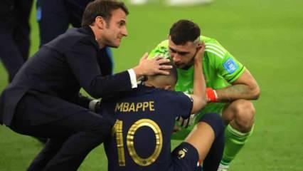 Mbappe'nin zor anları! Emmanuel Macron teselli etti