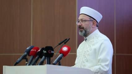 Ali Erbaş: En büyük amacımız ilim ve irfanla da mücehhez nitelikte gençler yetiştirmek