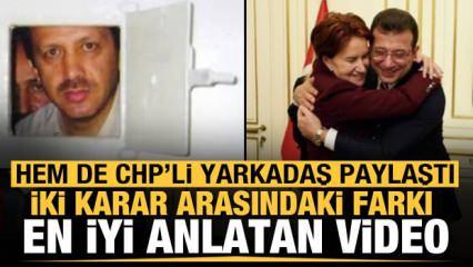 İki karar arasındaki farkı en iyi anlatan video! Hem de CHP'li Yarkadaş paylaştı