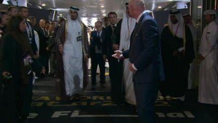 Katar Emiri'nden FIFA Başkanı ve Macron'a ayar!