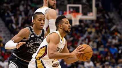 Pelicans, McCollum'un 40 sayı attığı maçta Spurs'ü yendi