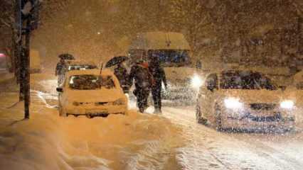 Son dakika: Ve Meteoroloji, Marmara dahil 4 bölge için kar uyarısı yaptı! 