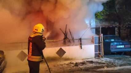 Apartmanda korkutan yangın: 15 kişi kurtarıldı