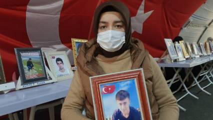 Evlat nöbetindeki abla: PKK hasta kardeşime el koydu