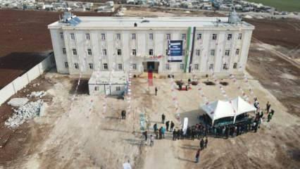 İHH, Azez'de üniversite öğrencilerine yurt inşa etti