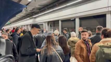 İstanbul'da yine metro arızası! Mecidiyeköy-Mahmutbey hattı 3 saat durdu