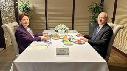 Kılıçdaroğlu ile Akşener yemeğinin perde arkası: Adaylık restini çekti!