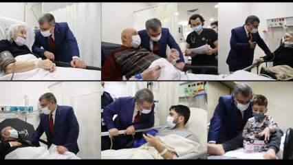  Sağlık Bakanı Fahrettin Koca'dan İstanbul'da 6 hastanede hasta ziyaretleri