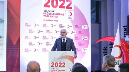 Türk Kızılay 2022'de en fazla ülkede yardım yapan ulusal cemiyet oldu