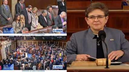 ABD'de siyasi kargaşa Meclis'te yapılan duayla aşılmaya çalışıldı