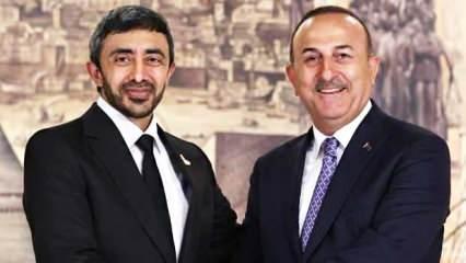 Bakan Çavuşoğlu'yla BAE'li mevkidaşı arasında telefon görüşmesi