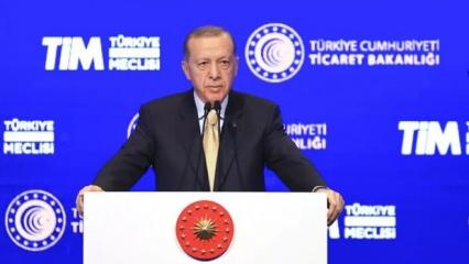 Cumhurbaşkanı Erdoğan, 2022 yılı dış ticaret rakamlarını açıkladı