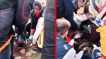 Siirt’te 15 yaşındaki genç, tarlada ayağını çapa makinesine kaptırdı!