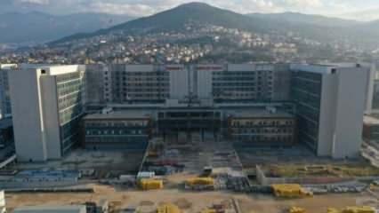 Bursa'da 1315 yataklı devlet hastanesinde sona yaklaşıldı